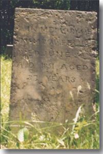 photo of Nimrod Fender Gravestone